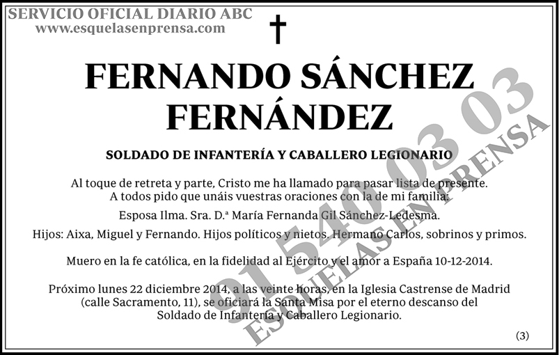 Fernando Sánchez Fernández